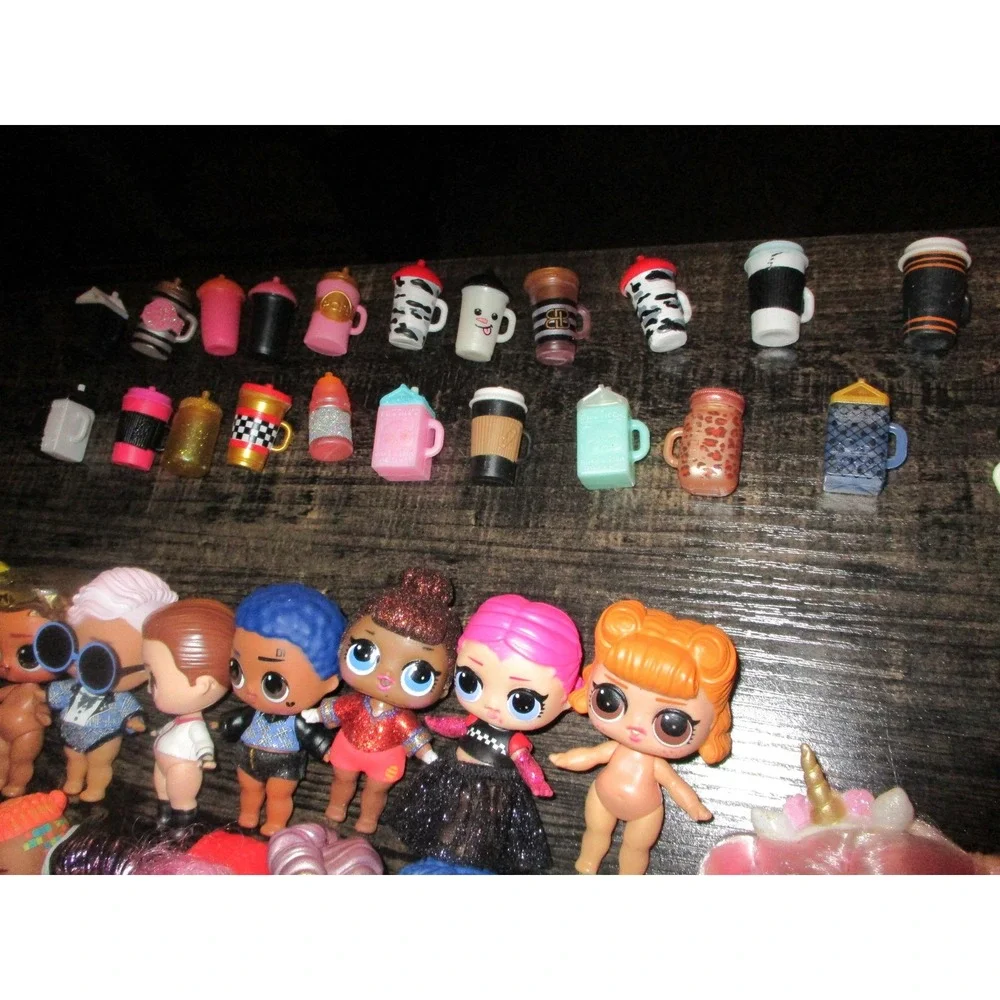 LOL Surprise Doll Lot Massive Collection Dolls Pets Accessories Bottles 175+ pcs